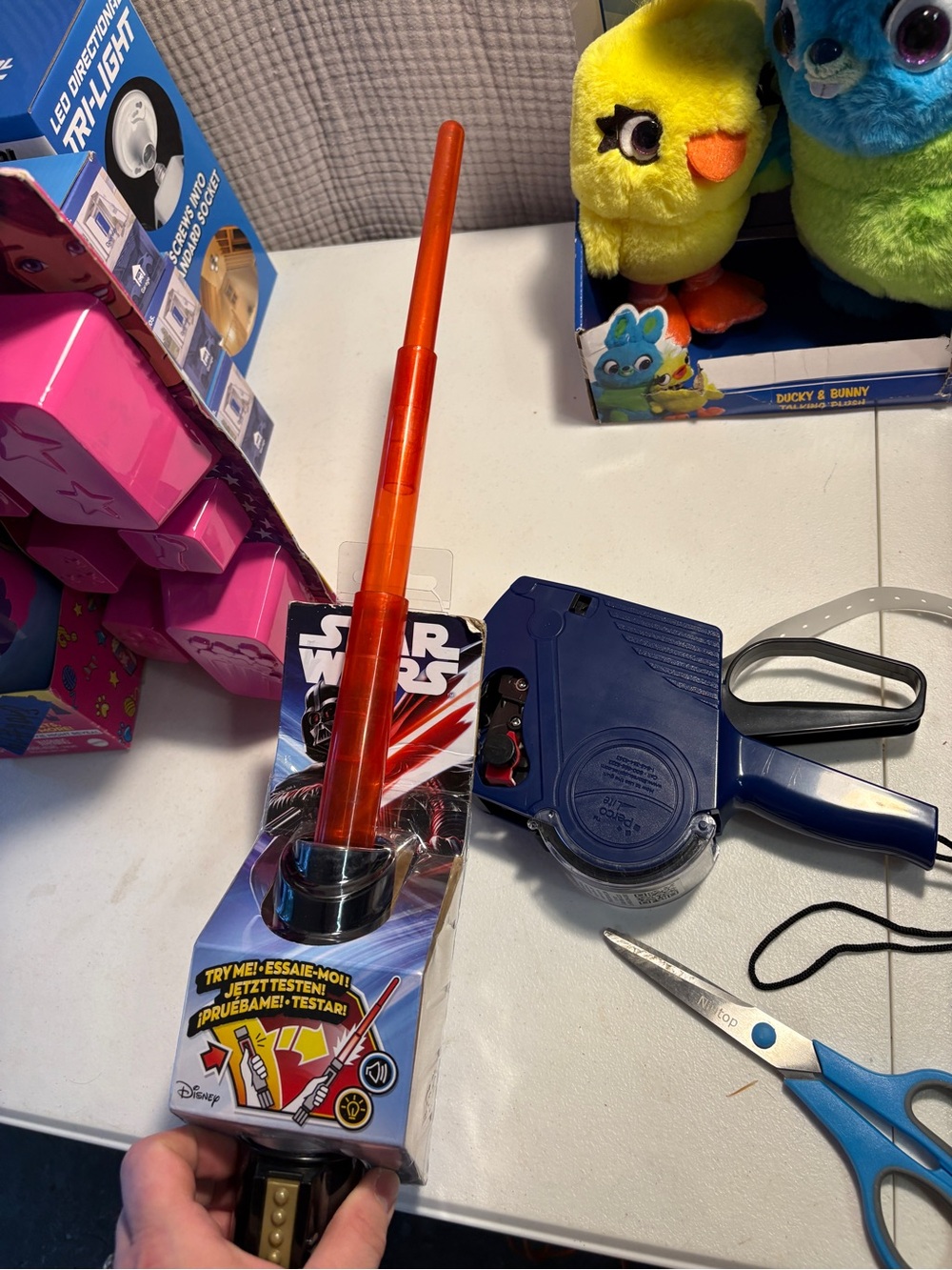 Nwt Star Wars Kids red Darth Vader Lightsaber Toy by Disney